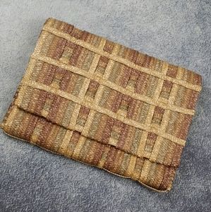 Vintage Straw Clutch